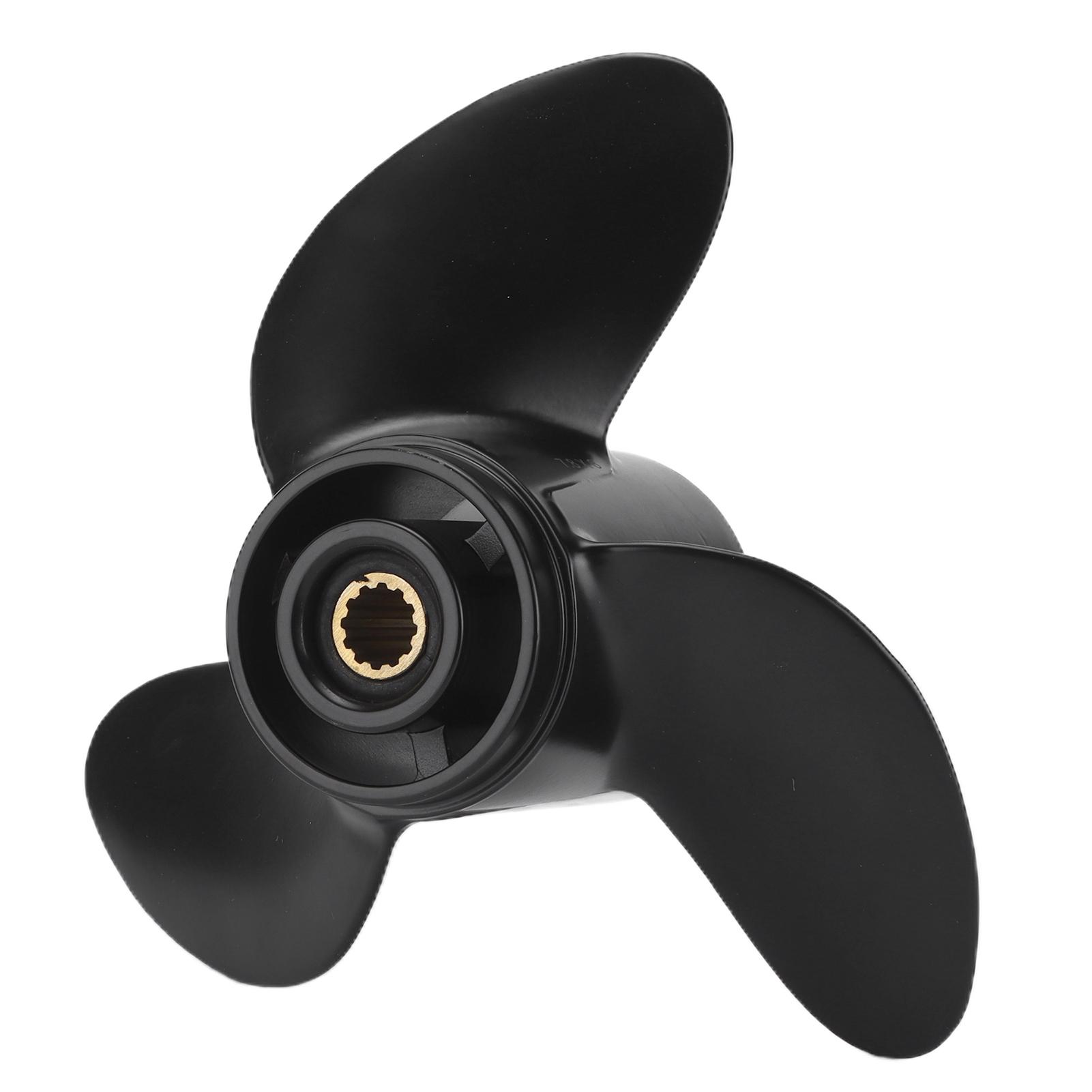 

Гребной винт для лодки 3-лопастной, алюминиевый сплав 48812950A02 Замена для подвесного мотора Tohatsu 4 л.с. 5 л.с.