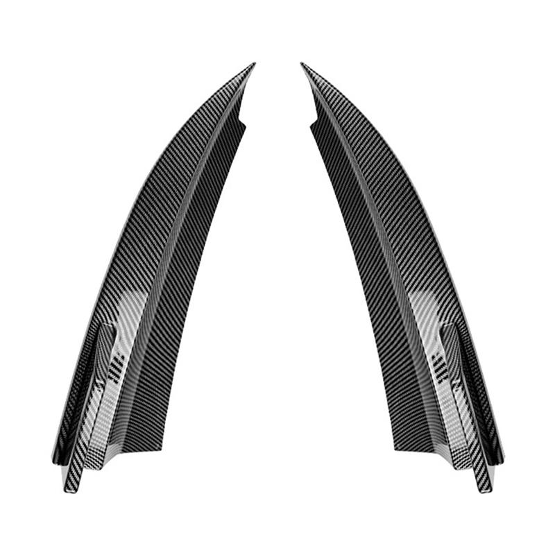 Car Rear Bumper Lip Diffuser Splitter Winglet Apron Spoiler For Mercedes Benz W204 AMG Line 2008-2014 Carbon Fiber
