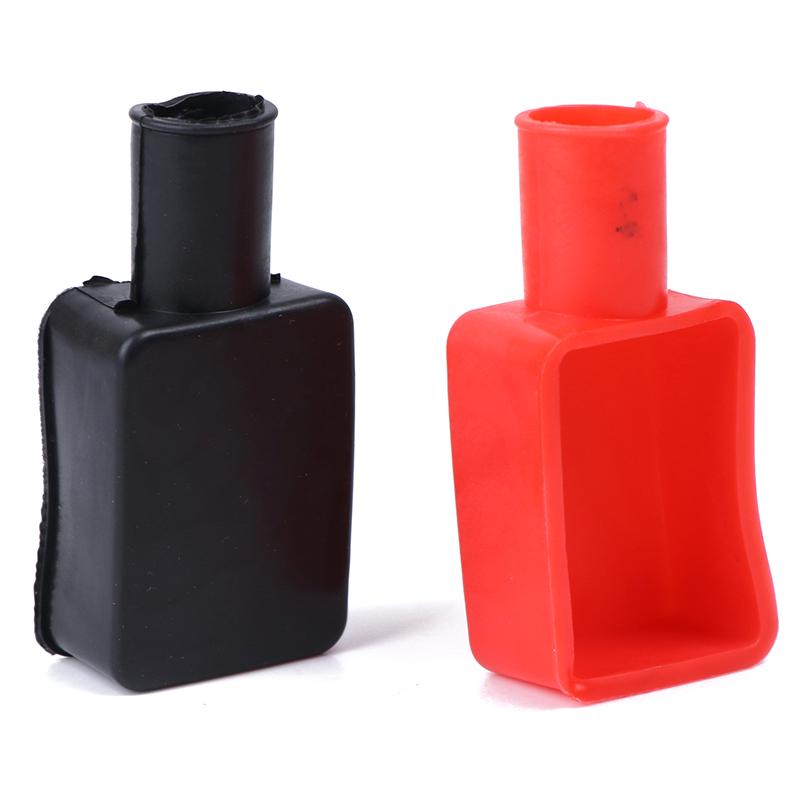 1Pair Car Battery Terminal Insulation Clamp Clips Battery Pole Protector Covers