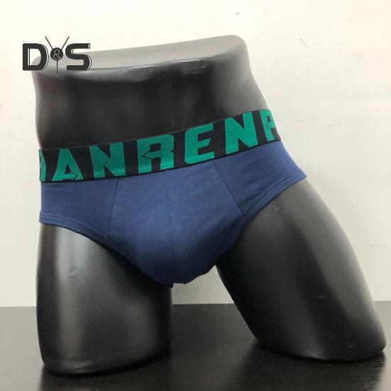 Men Briefs Wide Waistband Low-rise Triangle Cut Panties Breathable 3D Cutting Quick-Drying Seamless Design Underwear