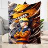 Naruto And Nine-tailed Fox Suitable Blanket for Offices, Travel, Living Rooms Also a Good Gift for Friends and Family Suitable for All Seasons.