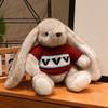 Easter Bunny Plush Toy: Long-Eared Chubby Rabbit Doll for Kids
