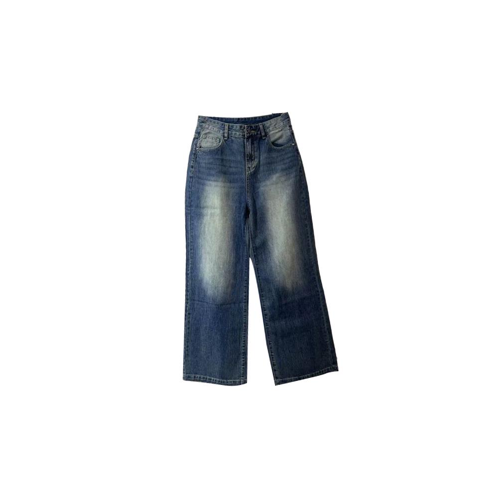 Yu Yi 2026 Spring/Summer Retro Wide-Leg Slimming Women s Jeans CX8959 S