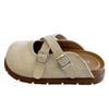 Thick bottom inner height increase girls summer new retro half bag head sandals wear retro bag head slippers women