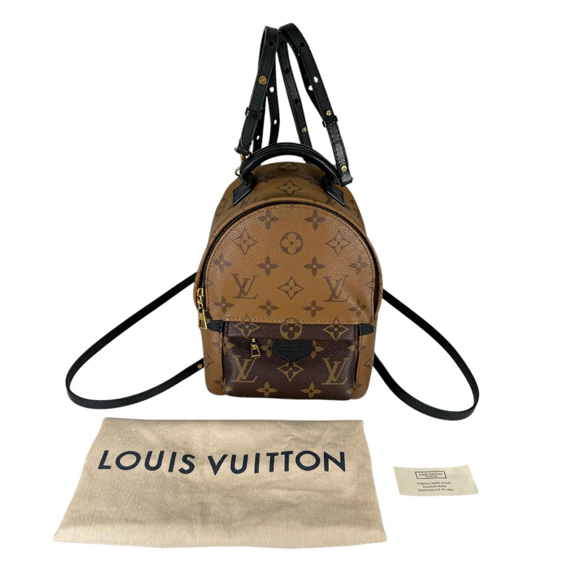 

LOUISVUITTON Monogram reverse Palm Springs Backpack Daypack leather Women M44872 Used
