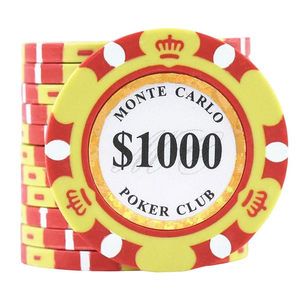 Cheap Professional Poker Chips Casino Chips with Denominations Sample Chips for Gambling