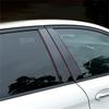 For 04-14 Ford F150 Super Cab Crew Gloss Black Door Window Pillar Posts Trim 4pc