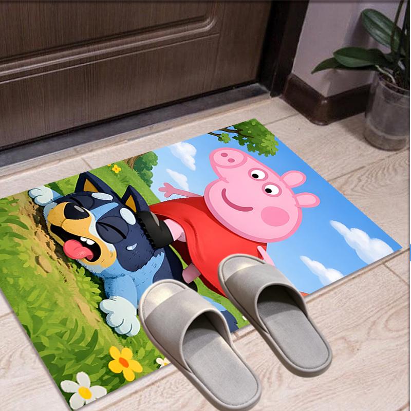 Cartoon animation Pattern Rug, Indoor/Outdoor Mat, for Picnic, Gameroom, Bedroom, Office, Living Room, Home Decor Carpet, Birthday Gift