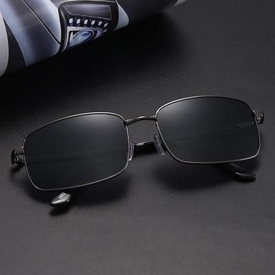 Gafas de sol polarizadas de diseño a la moda para hombre, gafas clásicas Vintage UV400 antideslumbrantes para conducir, gafas negras para conductor al aire libre