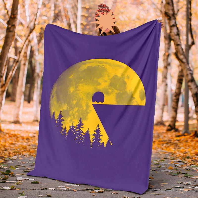 Pixel-Spiel Flanelldecke Weich Warm Ganzjahres-Überwurf, Design für Camping, Autoreisen, Wandern Sofa, Bett, Büro Perfektes Geschenk für Partys