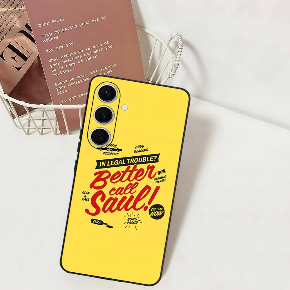 B-Better Call Saul Phone Case For Samsung S 24 Fe 25 Ultra Plus 20 Lite 21 30 22 23 24 22 Ultra 5G Fundas