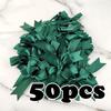 50pcs/bag 85*85mm Fresh Pink Ribbon Bows Small Size Satin Ribbon Bow Flower Craft Decoration Handwork DIY Party Decoration