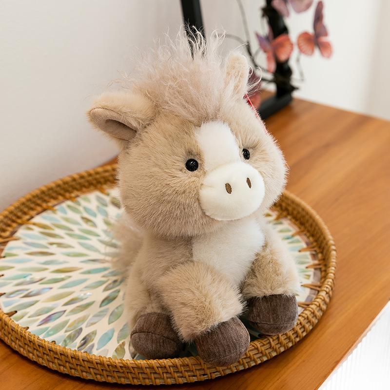 Fried pony plush toy children's New Year's gift home decoration company annual meeting decoration