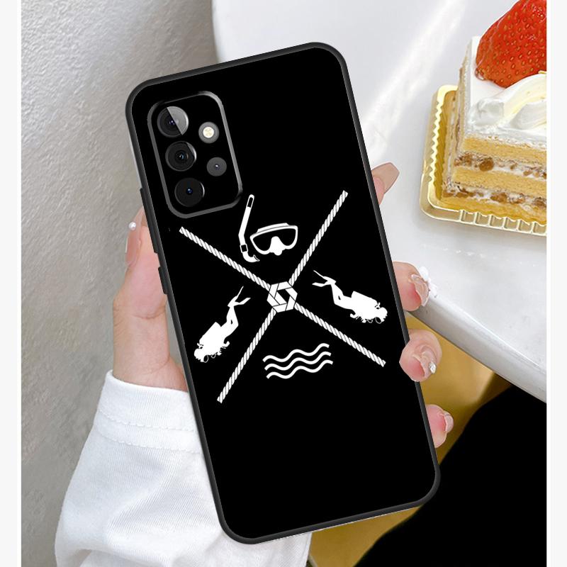 Dive Scuba Divers Diving Case For Samsung Galaxy A15 A25 A35 A55 A51 A71 A12 A32 A52 A13 A33 A53 A14 A34 A54 Cover