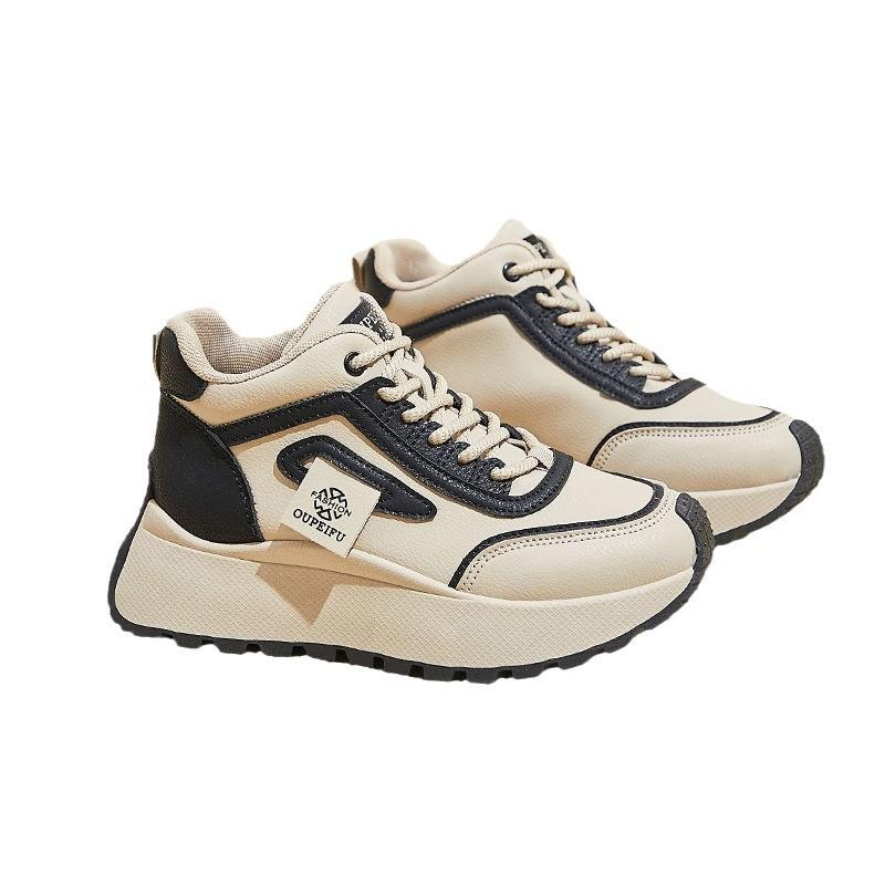 High-top dad shoes new 22 autumn students running comfortable sports thick-soled heightening casual shoes