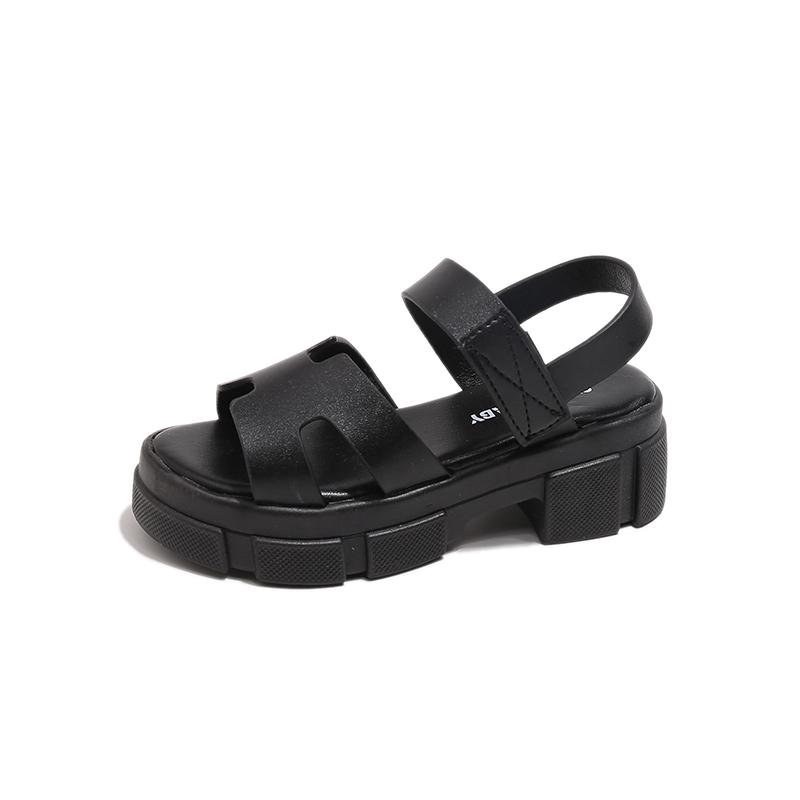 Summer Girls Sandals, Outdoor Anti-slip Children s Beach Shoes, Casual and able Girls Summer Sandals 27-36 36