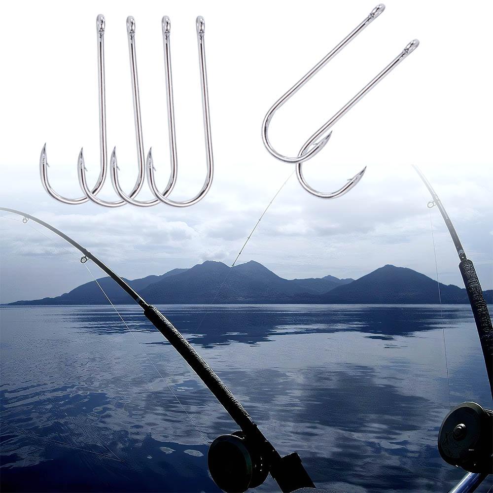 

Hook Fishing Tackle Carp Fishhook Worm Hook Fishing Hook With Big Eyes Barbed Fishhook Jig Hook