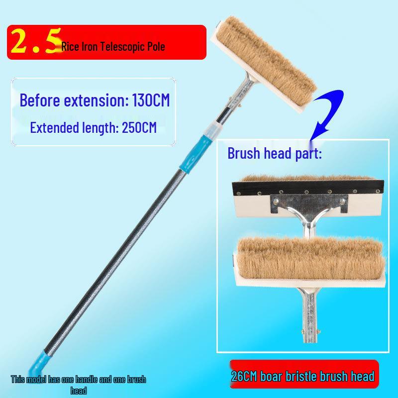 Truck & Bus Cleaning Boar Bristle Brush and Snow Mop