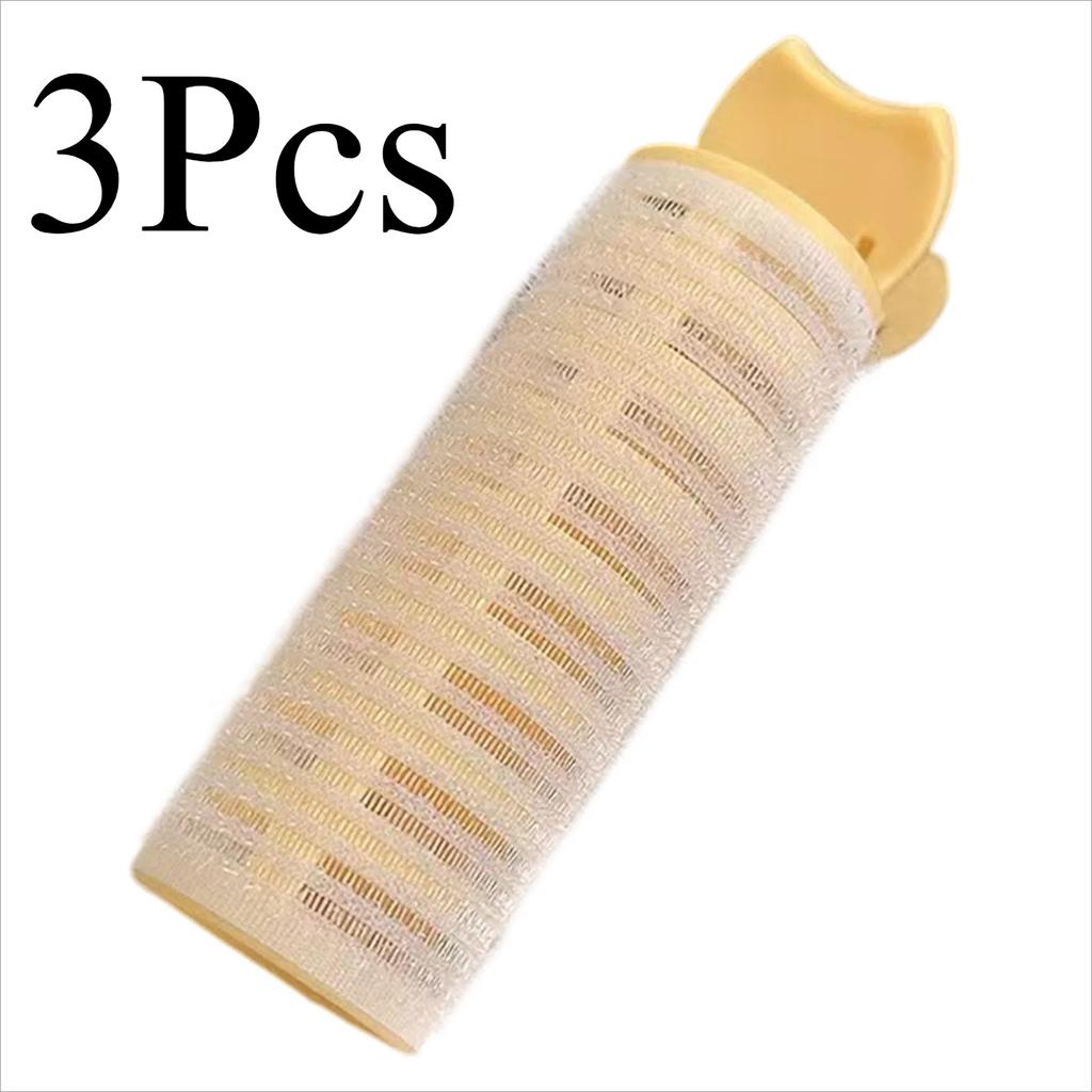 Heatless Overnight Hair Curlers - DIY Bangs & Lazy Styling Set with Fluffy Rollers & Clips for Natural Waves (No Heat Damage)