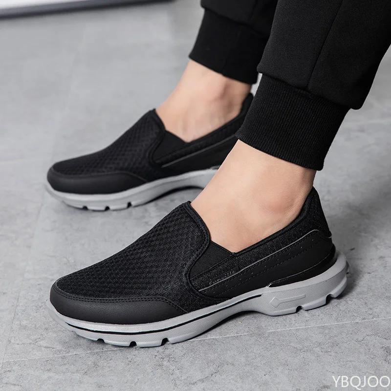2025 New Shoes Men Loafers Summer Breathable Casual Walking Shoes Mens Sneakers Comfortable Zapatillas Hombre Plus Size 40-46