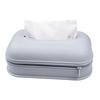 With Zipper Tissue Storage Box Waterproof Car Paper Box Silicone Tissue Box  Home Living Room