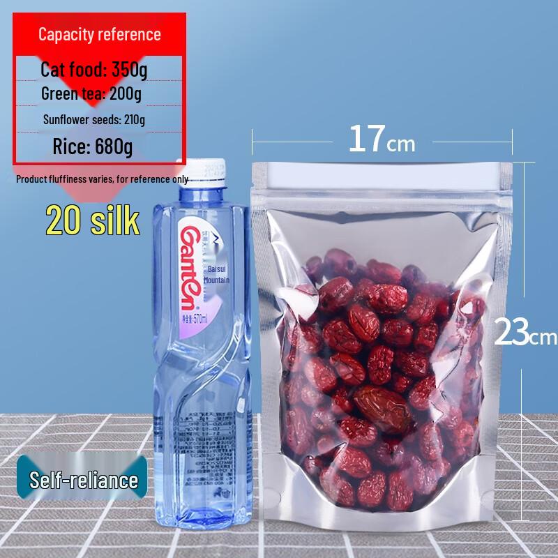 Qianxing Translucent Stand-up Aluminum Foil Sealable Bags