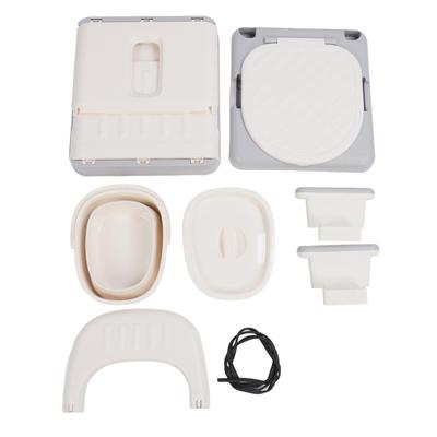 Foldable Bedside Commode Fall Odor Proof Portable Toilet Bedside Commode Chair for Adult