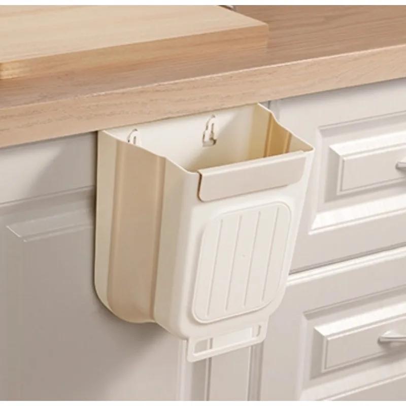 1pc Collapsible Hanging Bin - Space-Saving Cabinet