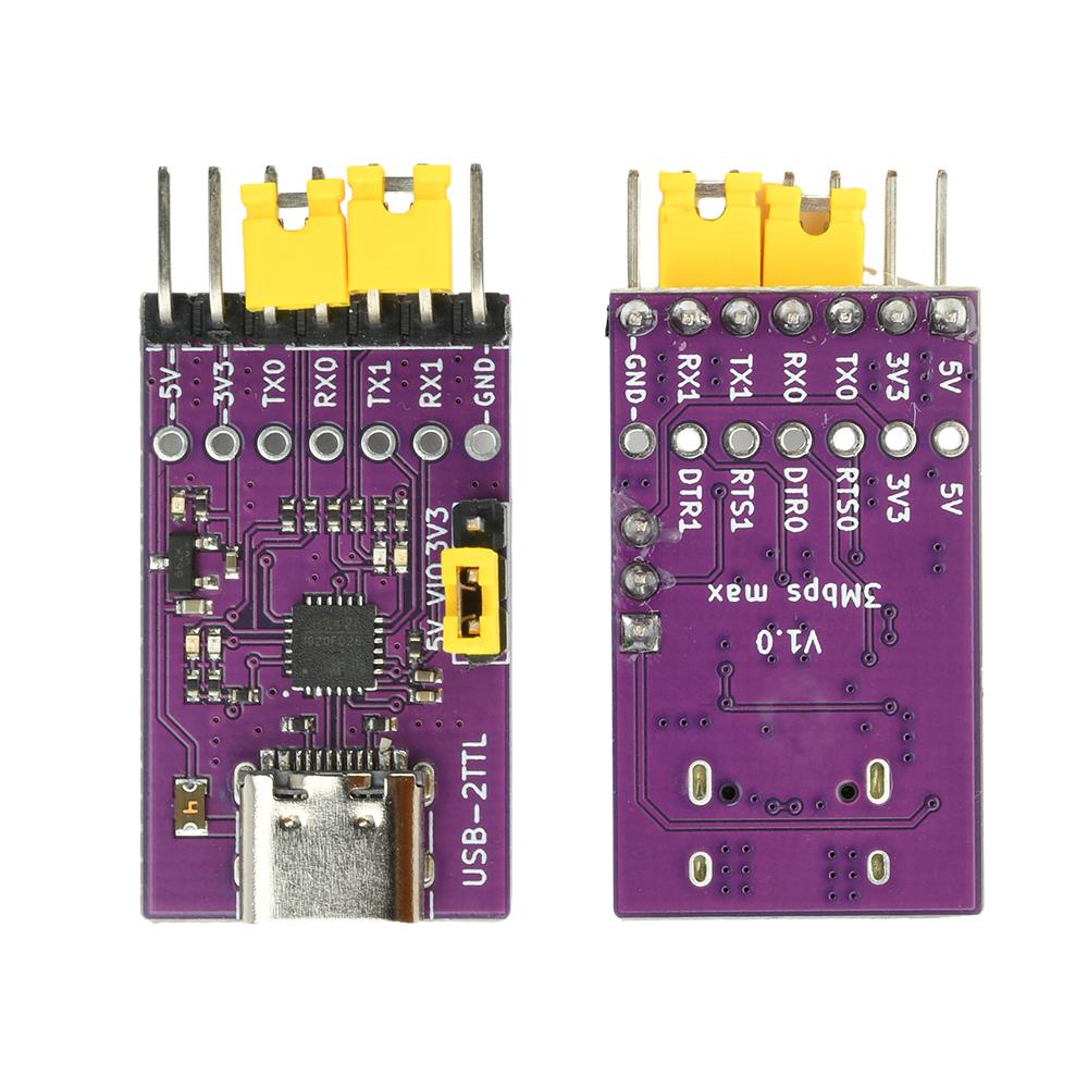 1/2/4/8 Channel USB to TTL Serial Port Module Type-C High Speed CH343/CH342/CH344/CH348 Chip  Communication Conversion Module