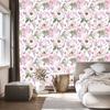 Wallpaper Roses Purple Flowers for Living Room and Bedroom 50x1000