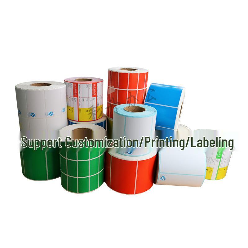 Waterproof 20x10 Thermal Label Paper: Self-Adhesive, Durable, Three-Proof Barcode Printing Sticker