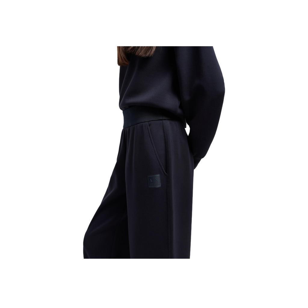 Armani Exchange Loose Long Straight Drop Casual Pants Women bottoms Navy-Blue XW000508-AF12819-UB100
