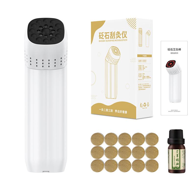 Multi Functional Household Portable Warm Moxibustion Equipment Handheld Scraping Massage Beauty Device Stone Moxibustion Sticks