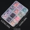 Rose Pearl & Camellia Nail Art Decorations - 12 Grids Mixed Pack