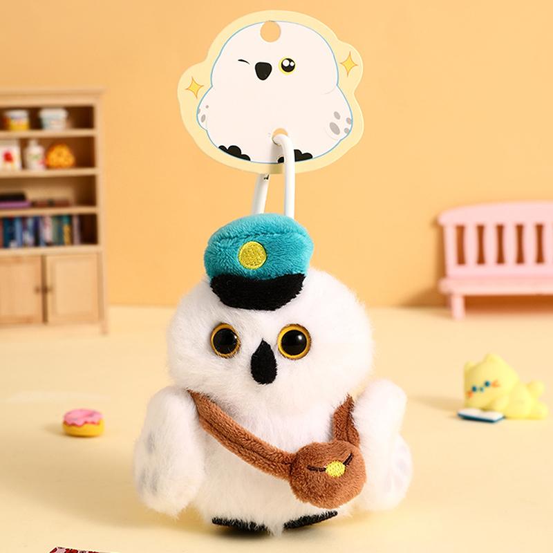 

Мультяшная милая сова плюшевая кукла брелок Забавная новинка сова плюшевый брелок креативный рюкзак украшения аксессуары подарки