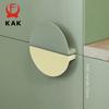 KAK 2 Pack Bear Head Furniture Handle for Kids Rooms Colorful Cabinet Handle and Drawer Knobs Decorative Door Hardware Fittings