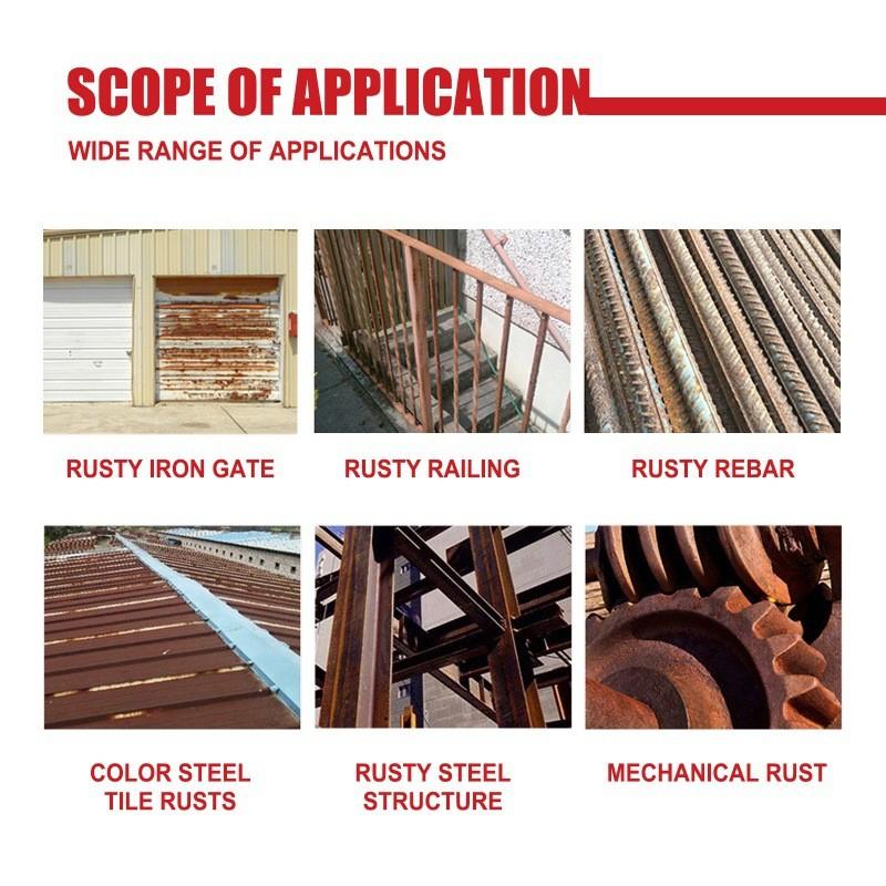 Agente Quitaóxido Rayhong Con Cepillo Para Restauración de Metal Y Conversión de Óxido 100g