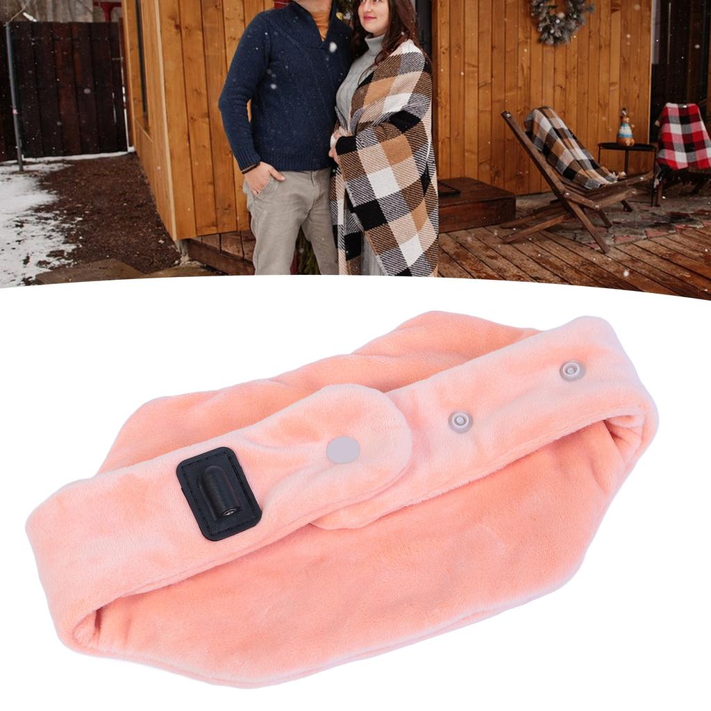 Heated Neck Scarf Tension Relief Neck Heating Pad USB Powered Double Sided Electric Neck Warmer for Home Travel