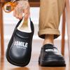 Men's Cotton Slippers Men's Winter Bag Heel Home Indoor Warm Waterproof Warm Cotton Shoes Men's Autumn and Winter