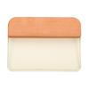 Glass Slicker for Burnishing Leather Glass Scraper with Wood Handle Glass Burnisher Practical Leather Craft Tool