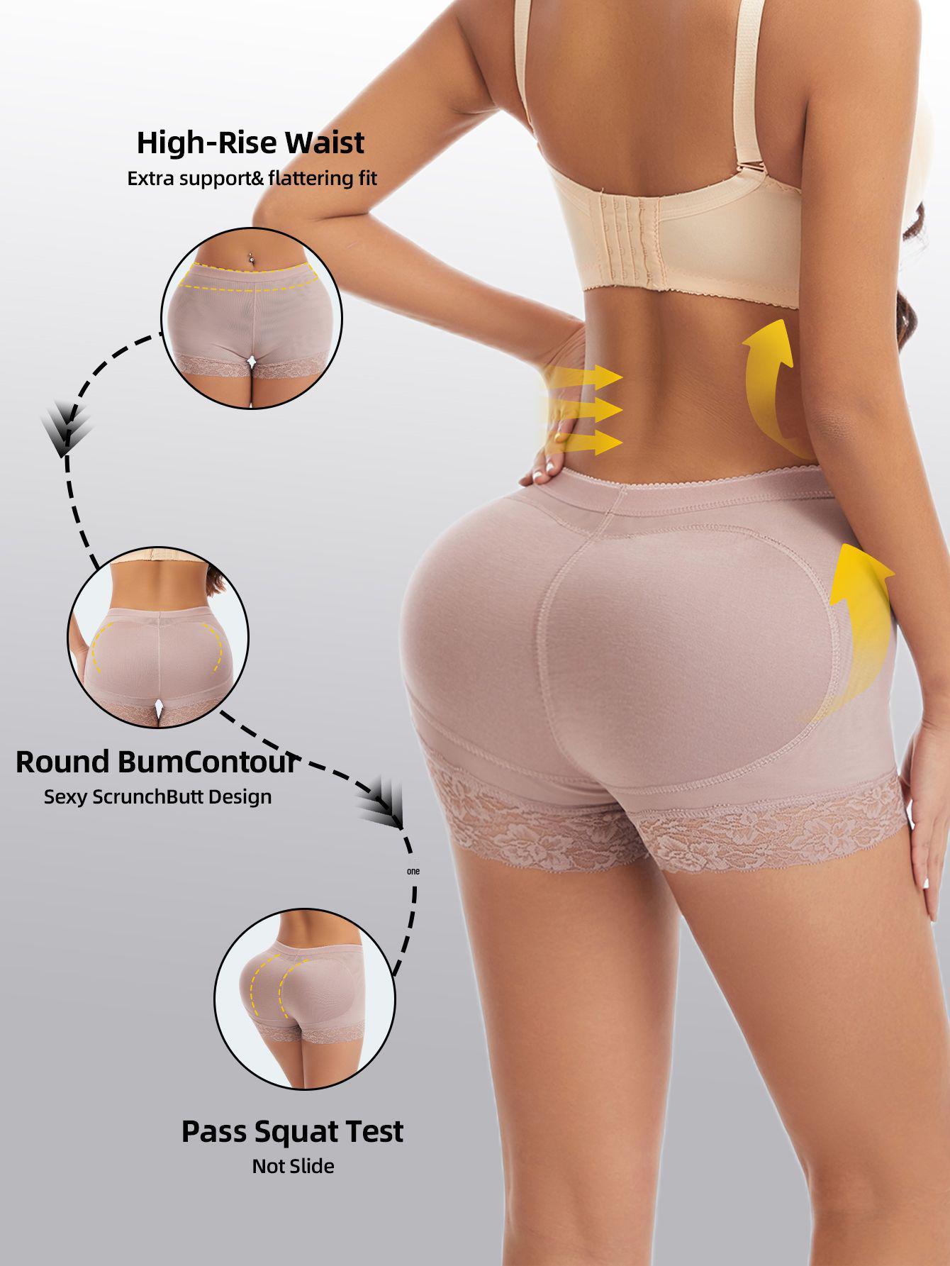 

Дышащие трусики с эффектом увеличения бедер и вставными подушечками для создания пышных форм и подтянутого силуэта. L