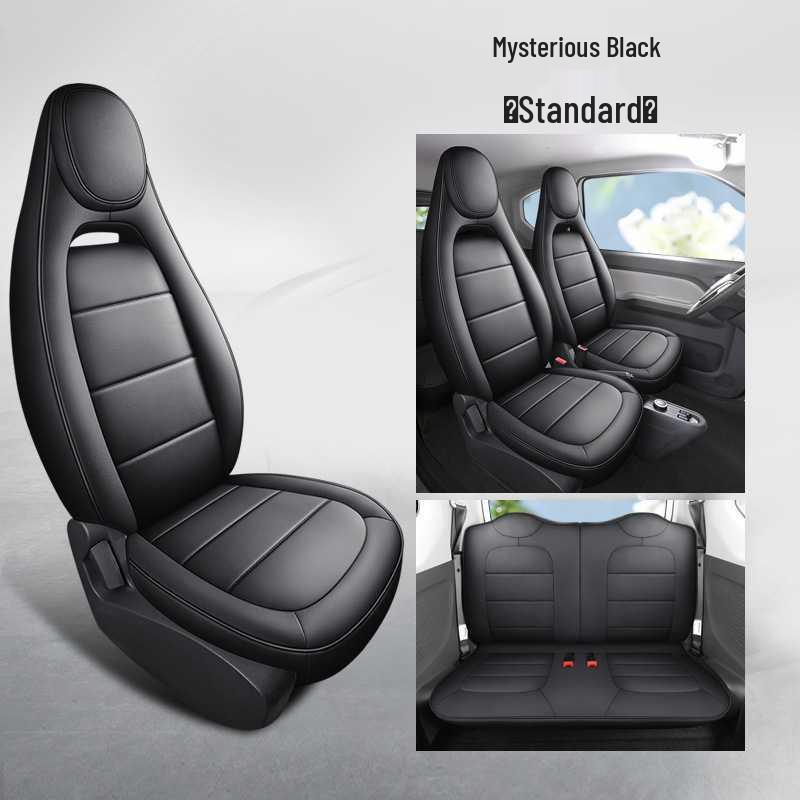 Wuling Mini Cute Leather Car Seat Cover - All-Season Universal Fit