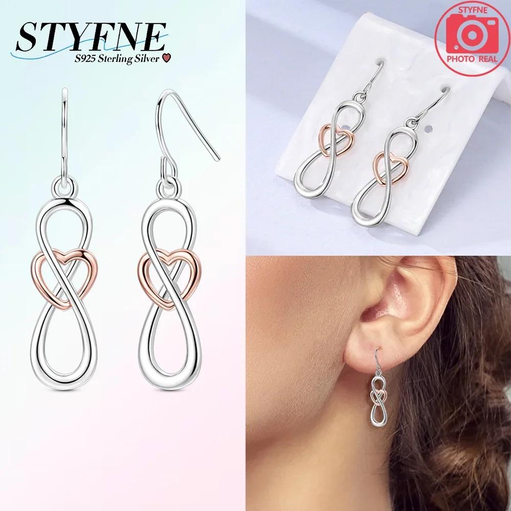 

Girl Original Metal Colored Zircon Earring Star Crescent Four-Leaf Clover Butterflies Knot Gift Accessory Accessory Elegant Fashion Beautiful Lovely