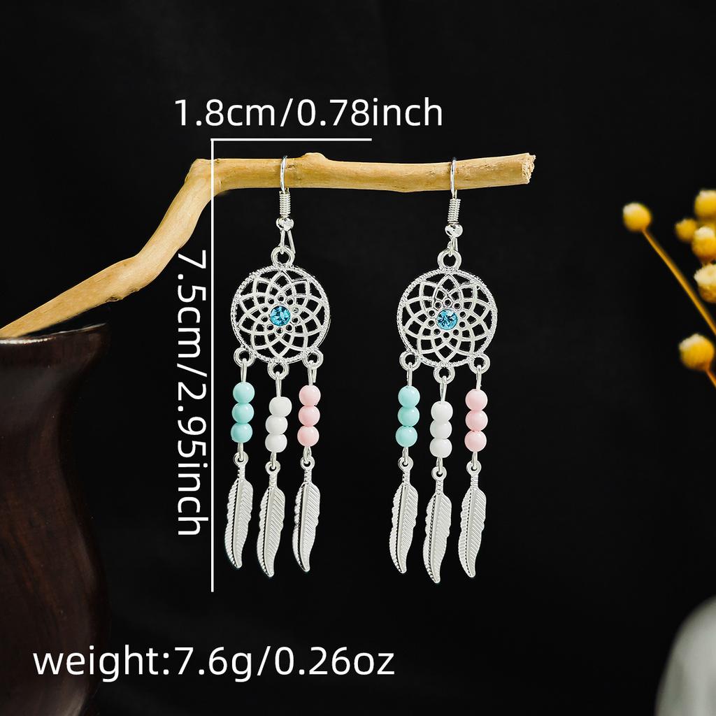 Vintage Minority Style Earrings Bohemian Earrings Tourist Attractions Tassel Earrings