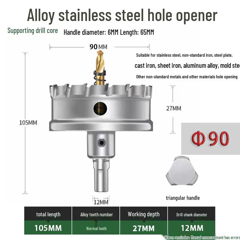 Stainless Steel Hole Expander Drill Bit for Metal and Aluminum Plates