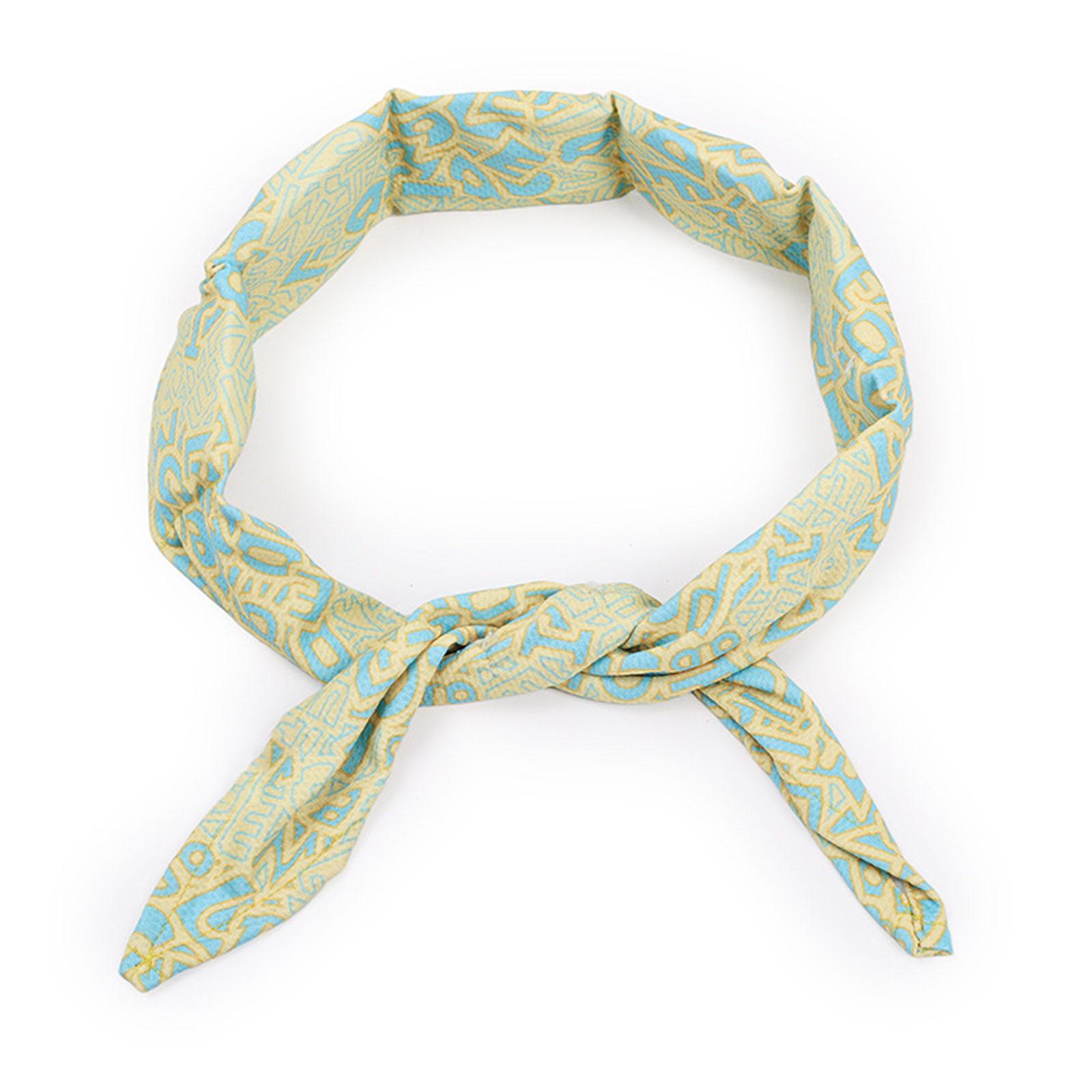 

Регулируемый охлаждающий шарф Проницаемое ледяное полотенце Повязка на шею Банданы для жаркой погоды для средних и крупных собак S