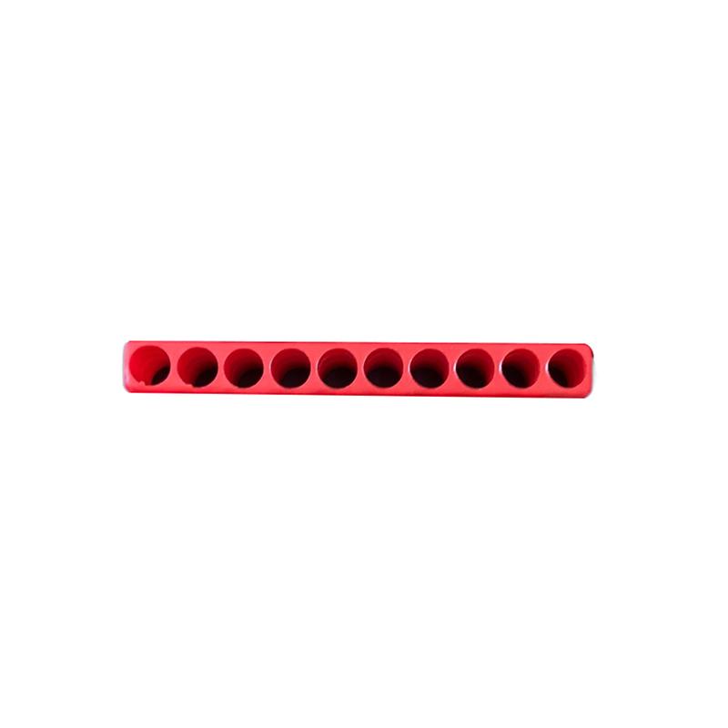 6.35mm Bit Holder 10 Hole 1/4 Holder Screwdriver Storage Box Hex Shank Screwdriver Plastic Screwdriver Storage Screwdriver Bit