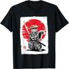 Squirrel Samurai Ninja Vintage Anime Japanese Ukiyo-e T-Shirt