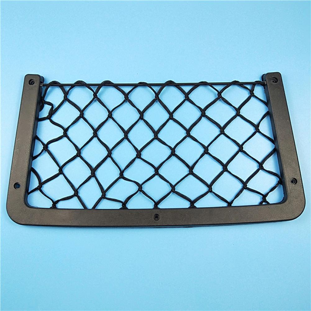 Car Seat Back Storage Net Elastic Magazine Holder Rack Car Mesh Pocket Cargo Tissue Purse Holder for RV Truck Lorry  Camper