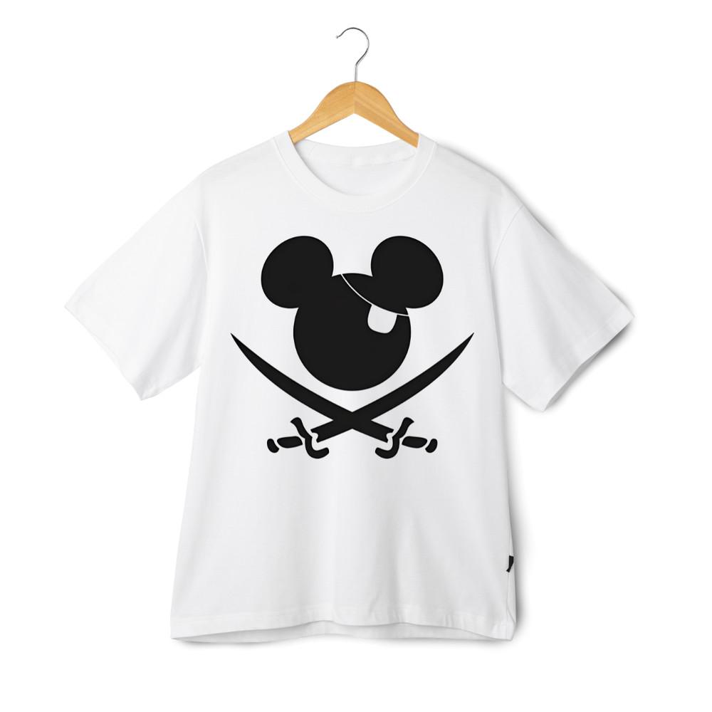 

Унисекс футболка с пиратским Микки Маусом на заказ – Футболка с черепом «Веселый Роджер» Дисней на заказ L